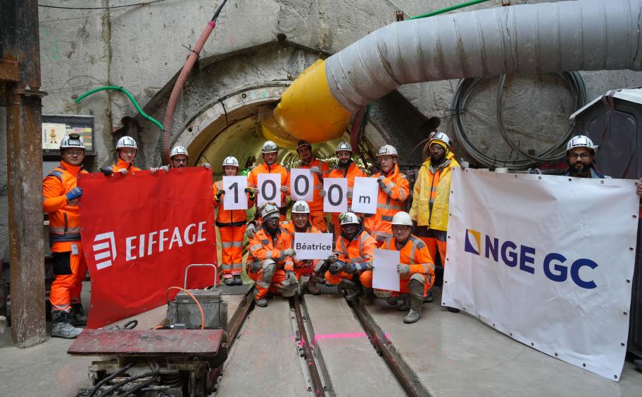Eiffage Génie Civil a creusé le premier kilomètre de tunnel du lot 2 de VL8