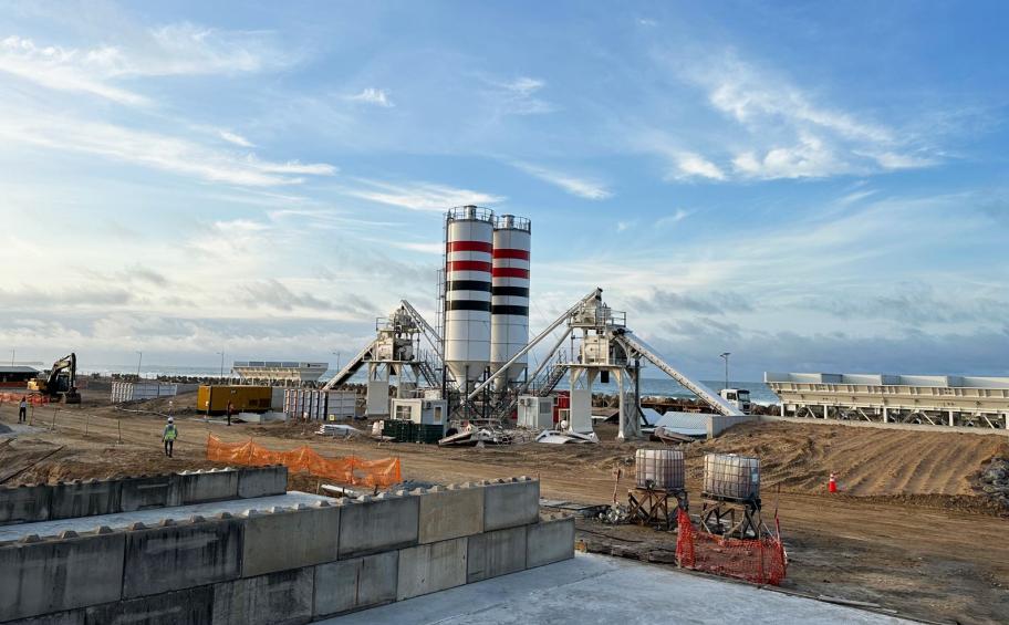 Au Bénin, Eiffage Génie Civil poursuit les travaux d'extension du port de Cotonou