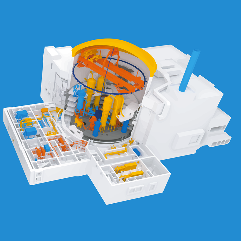 Image d'un réacteur de génération 3